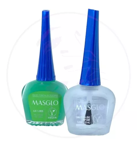 Bases y Brillos para uñas tradicional Masglo